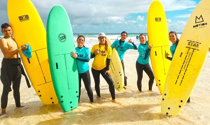 Surf class with a Pro in Fuerteventura