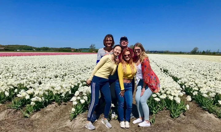 Small Group Tulip and Spring Flower Fields Bike Tour