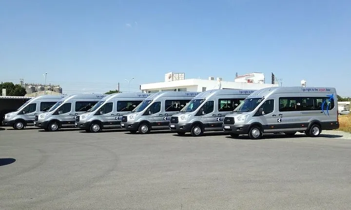 Shared shuttle transfer from Hotels to Larnaca Airport