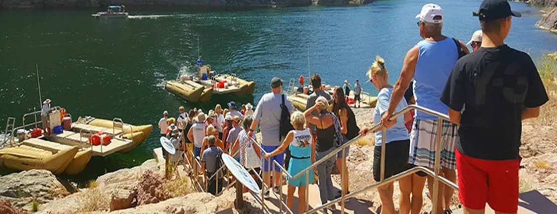 Hoover Dam half-day raft tour from Las Vegas