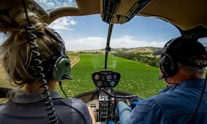 Barossa Valley Scenic Helicopter Flight & Private Wine Tour