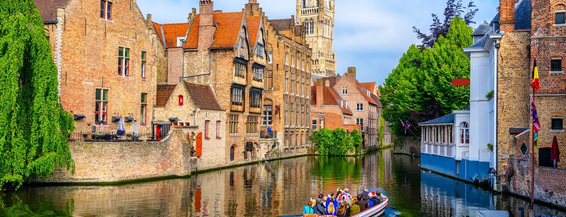 Bruges and Ghent day trip with transport from Brussels