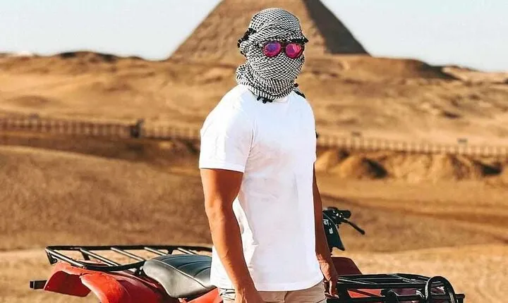Quad Bike around The Pyramids of Giza (Desert Safari)