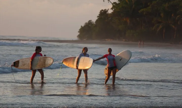 Group Surf Lessons in Playa Hermosa Santa Teresa