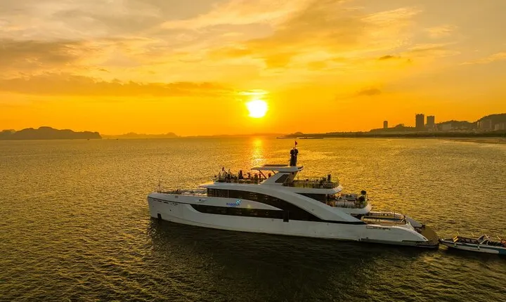 Halong Bay: Night Trip-Dining, Sunset Views by Saquila Yacht
