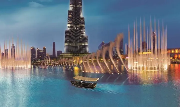 Dubai Fountain Show Boat Lake Ride Ticket