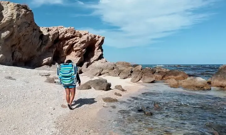 Snorkeling on a hidden beach (Hike)