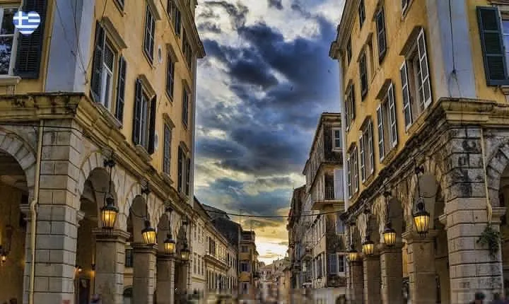 old town corfu shopping