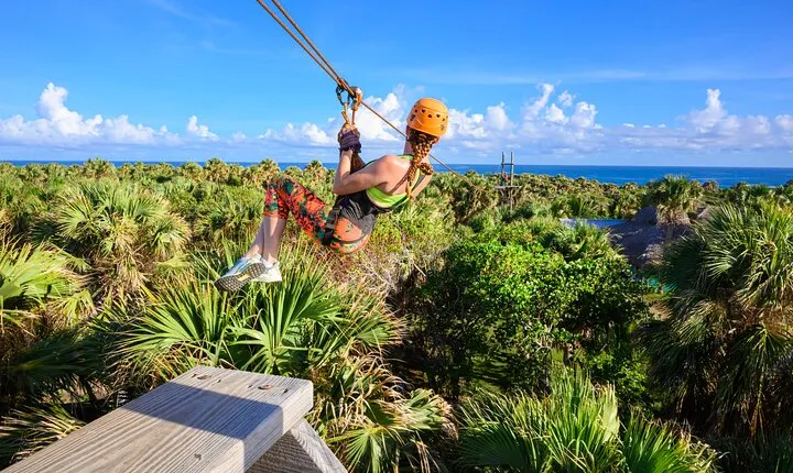 Ocean Zipline Adventure in Puerto Plata at Coconut Cove Beach