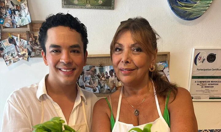 pesto cooking class express basil DOP genoa