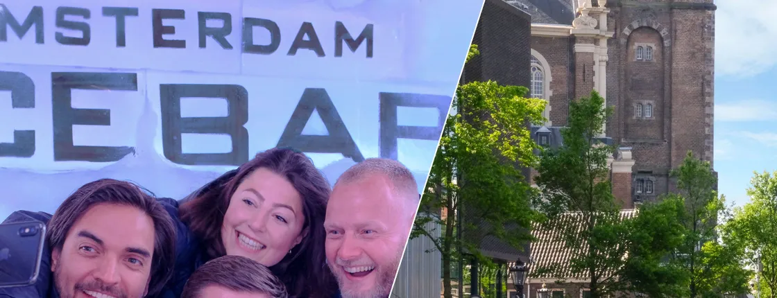 Amsterdam XtraCold Icebar entrance ticket and 1-hour canal cruise