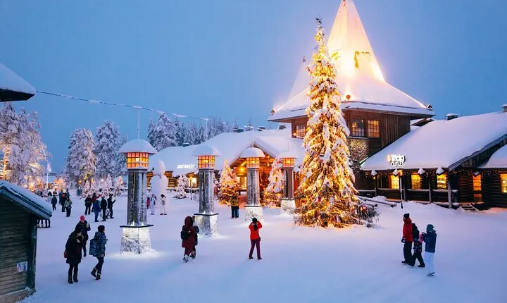 3 In 1 Santa Claus Village Ranua Zoo Waterfalls Experience