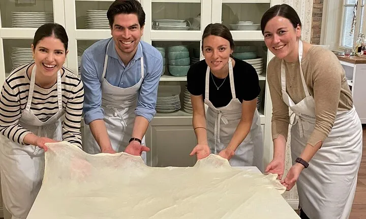 Stretched Strudel Making Class (2 different fillings)