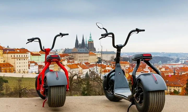 Grand city tour on Scrooser in Prague
