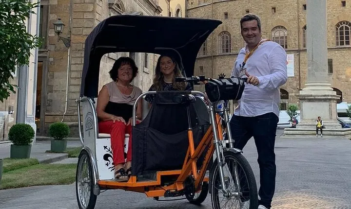 Rickshaw Florence Tour with Guide