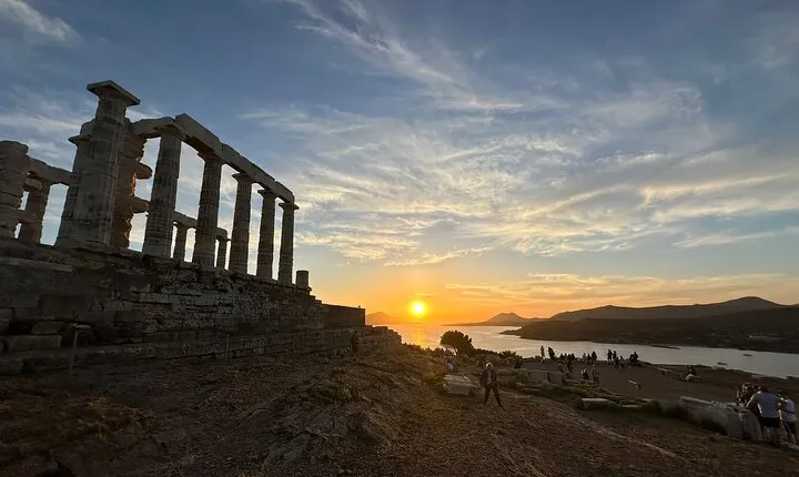 Cape Sounio Private half day Poseidon Athenian Riviera sunset
