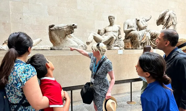 Private Kid-Friendly London British Museum Tour and West End Walk