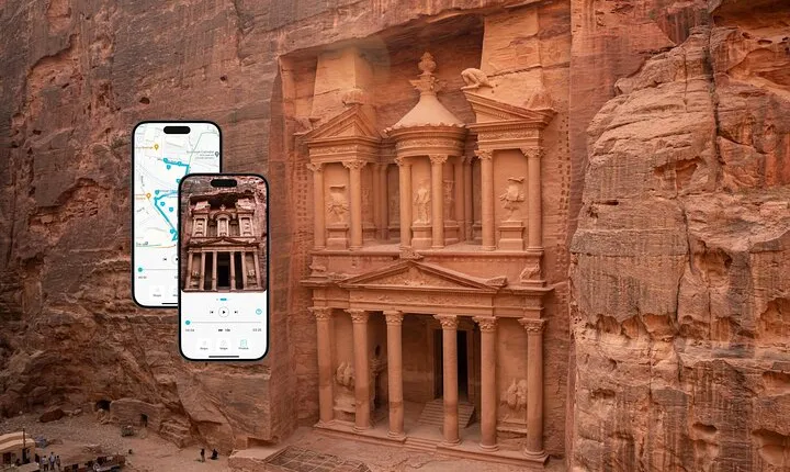 Self Guided Walking Tour of Petra Main Trail with Mobile App