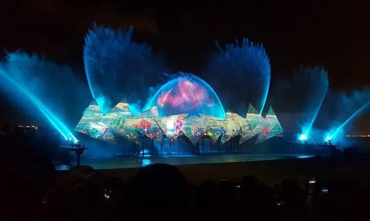 Sentosa cable car Wings of Time SkyHelix and one way transfer