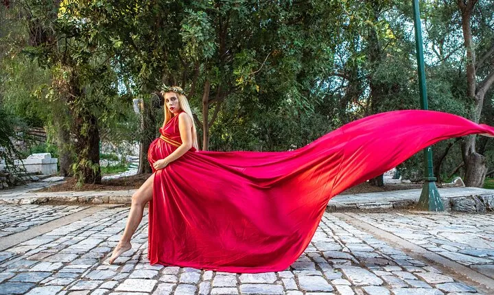 Flying Dress Hellenic Goddess