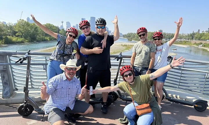 Calgary City Highlights 2 Hour E-Scooter Tour