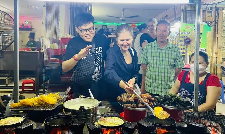Saigon Food Tour by Scooter with Eleven Tastings