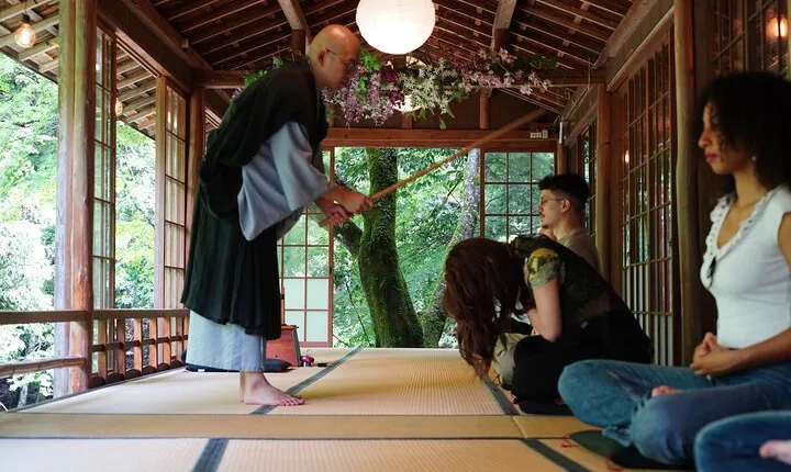 Kyoto Hidden Riverside Zen Mediation and Uji Matcha Experience