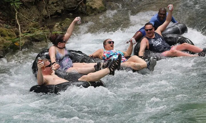 Day Trip to Blue Hole, Dunn's River and River Tubing with LUNCH