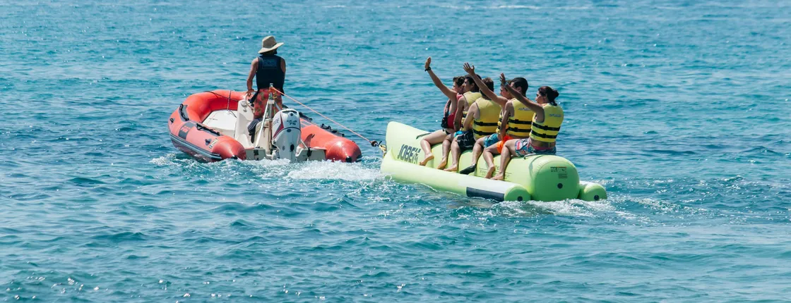 Banana Boat Ride in Salou