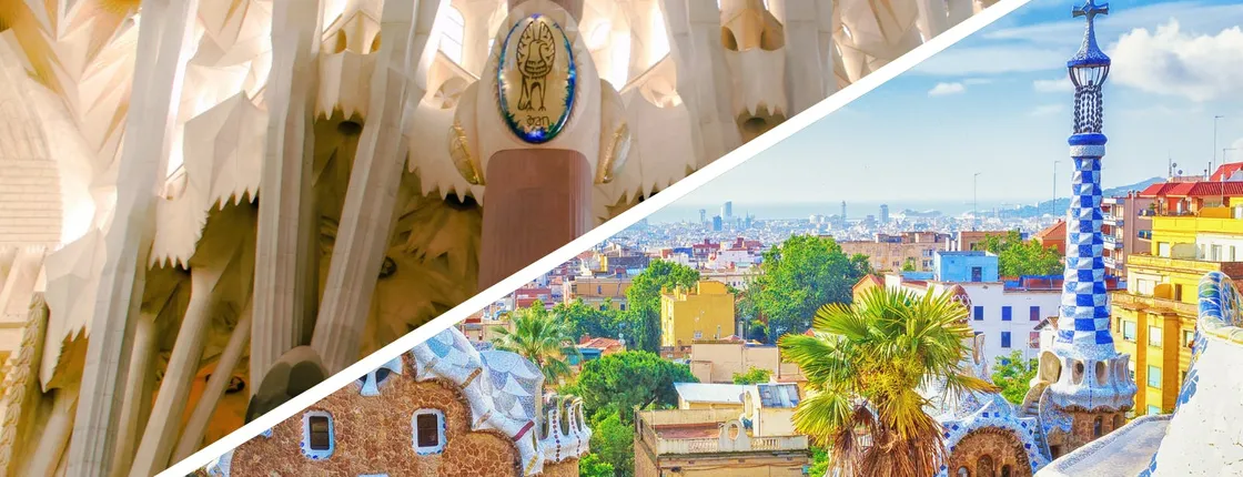 Park Güell and Sagrada Familia tickets with tower access and transfer