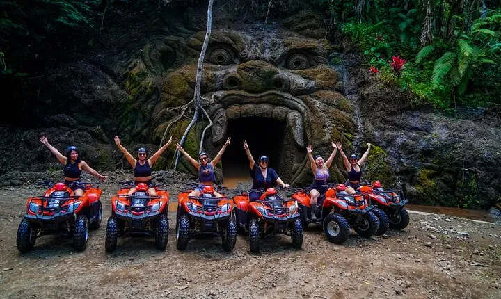 Ubud ATV Quad Bike with Gorilla Cave and Rice Terrace
