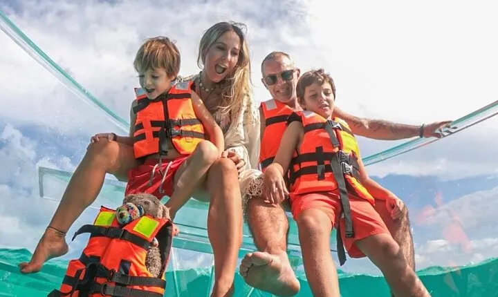 Private VIP tour of everything in Cabo's original clear boat!