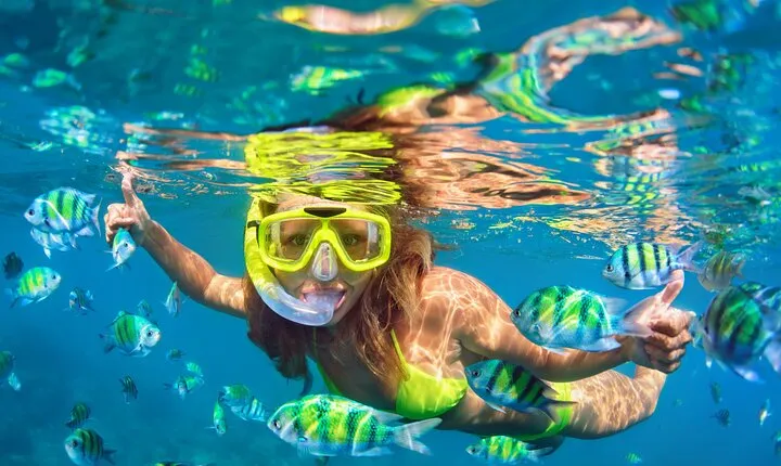 Blue Lagoon Bali Snorkeling with Optional Sightseeing Tour