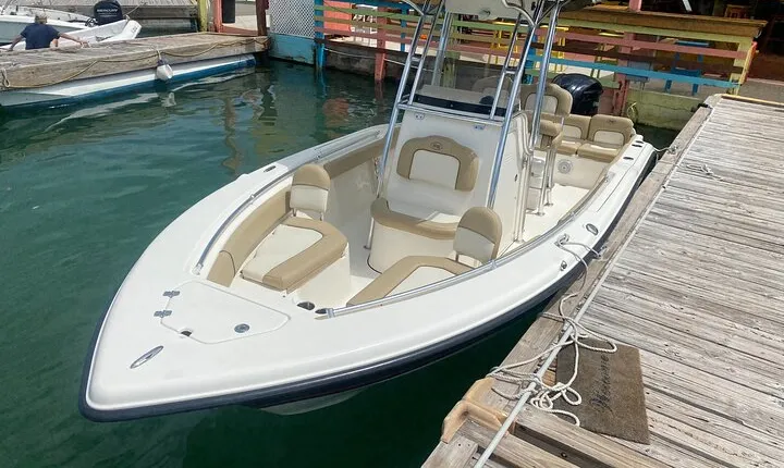 Key West Center Console Boat Rental With Sound and Seat Upgrade