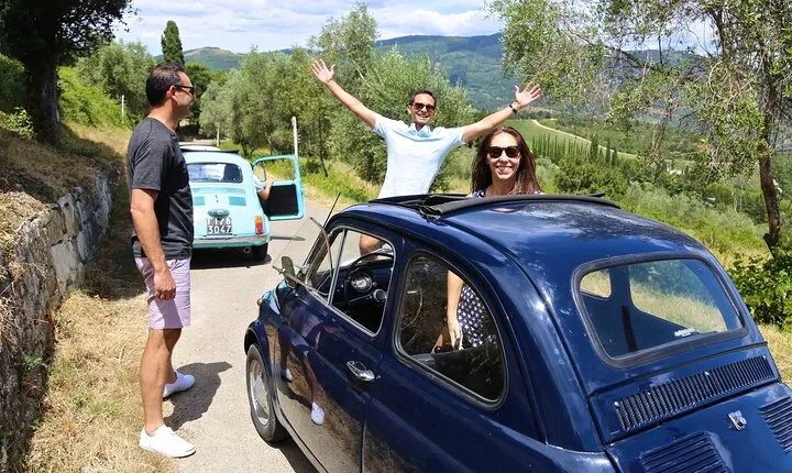 Vintage Fiat 500 Experience in the Florentine Hills