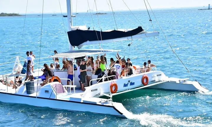Isla Mujeres Catamaran Adventure All Inclusive from Cancun