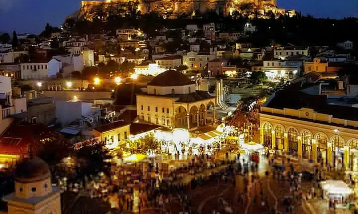 Private Sightseeing in Athens By Night