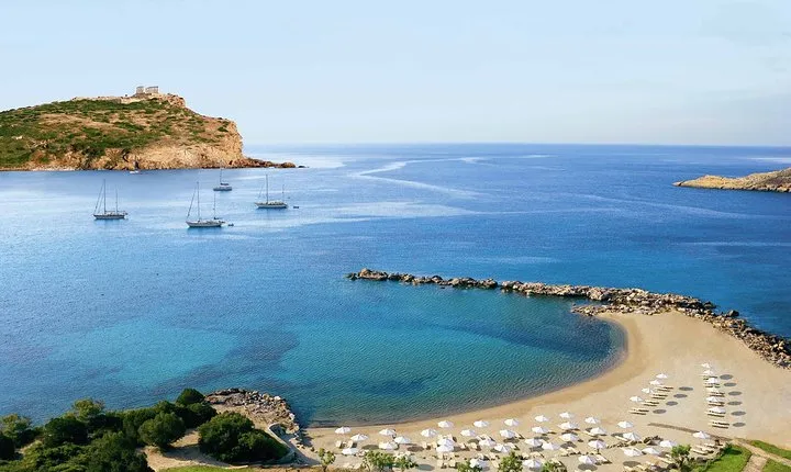 Swimming & Sunbathing by Athenian Riviera + Poseidon Temple Tour By Locals