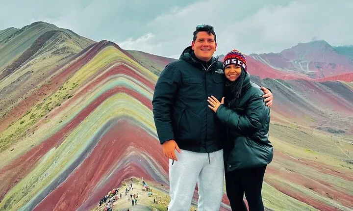 Hiking in the Mountain of Seven Colors from Cusco