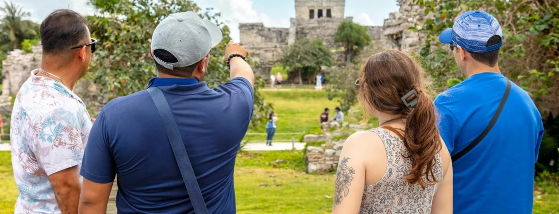 Tulum, cenote swim, turtle snorkelling and beach club combo tour
