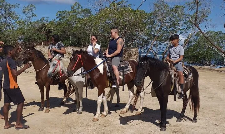 Roatan Horseback Riding and private beach daypass at bredy's key