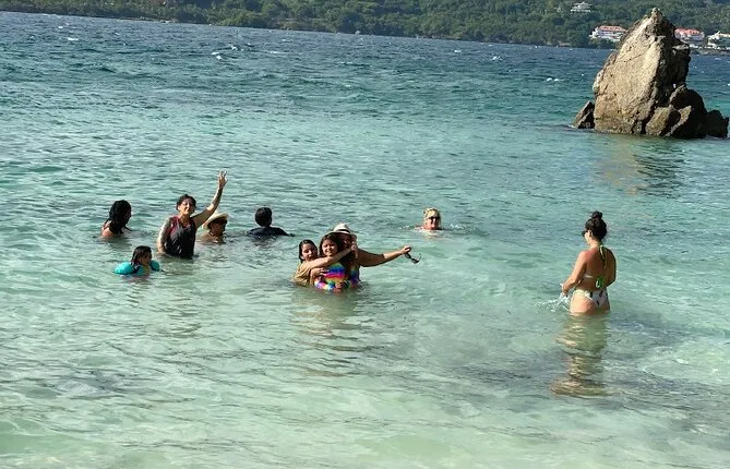 Whale Watching + Water Fall + Cayo Levantado with Transportation