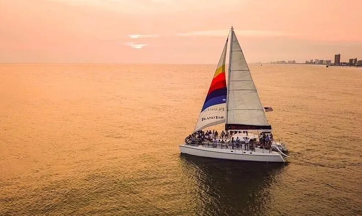 Sunset & Dolphin Catamaran Cruise with Island Time
