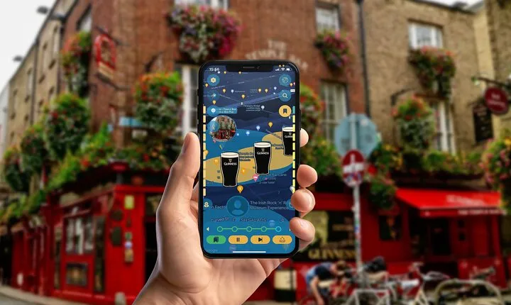 Dublin City GPS App Exploration Game
