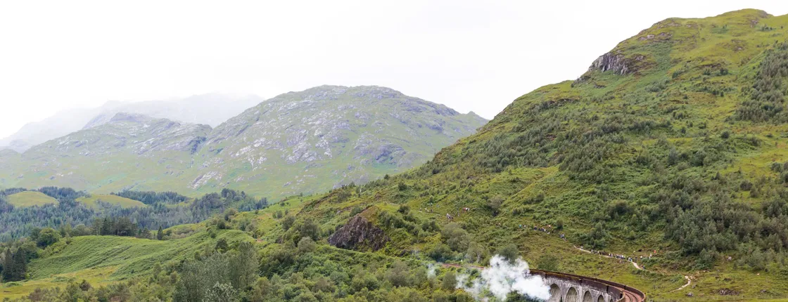 Harry Potter Train and the Scenic Highlands with an Inverness departure