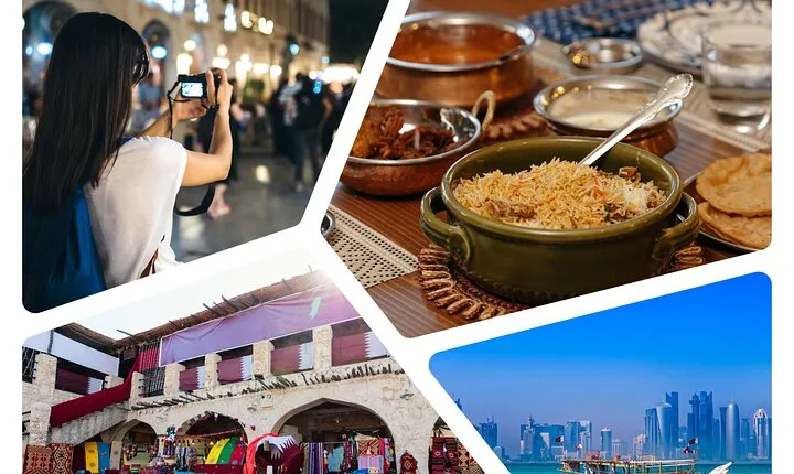 Doha Combo Tour: City Sights, Dhow Cruise & Dinner at Souq Waqif