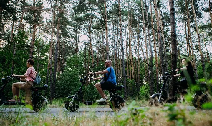 Forest and River Fat Tire Electric Scooter Tour