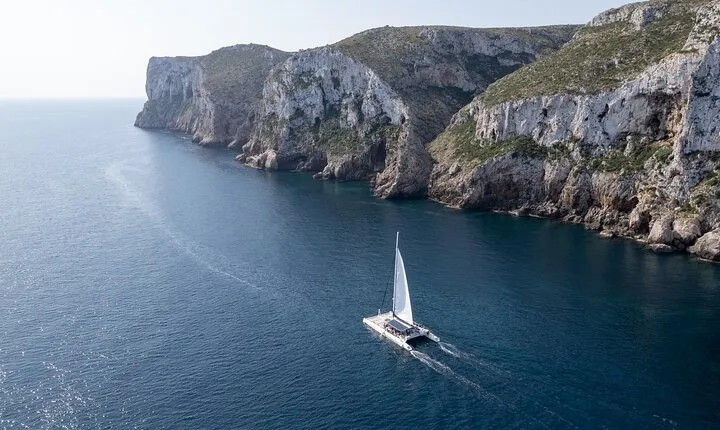 Sailing trip and swim in the bay of Dénia on a catamaran