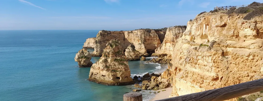 Algarve Cliffs by land and sea