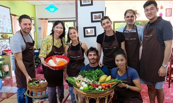 Half-Day Thai Cooking Class with organic ingredients